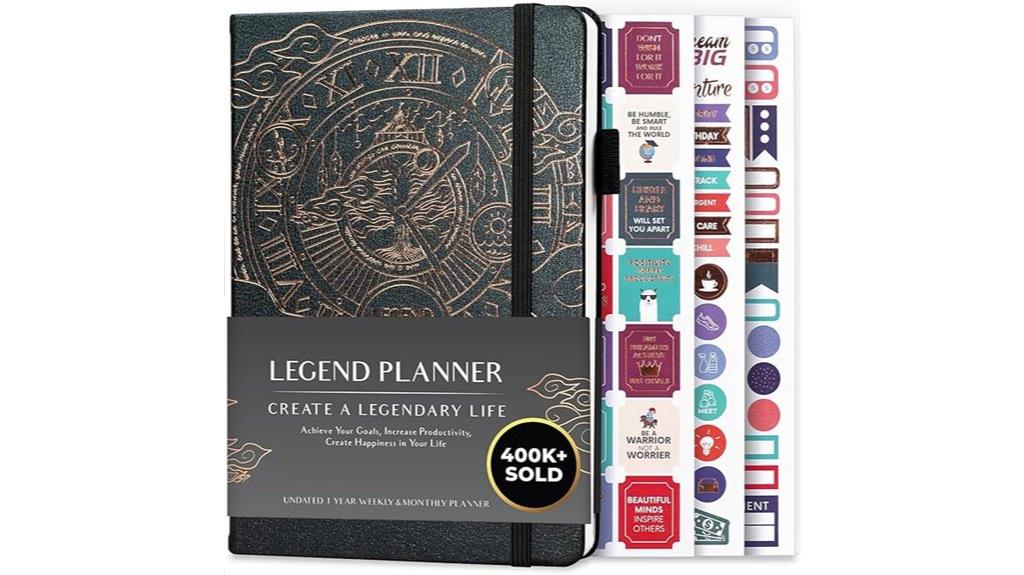 mystic gray weekly planner