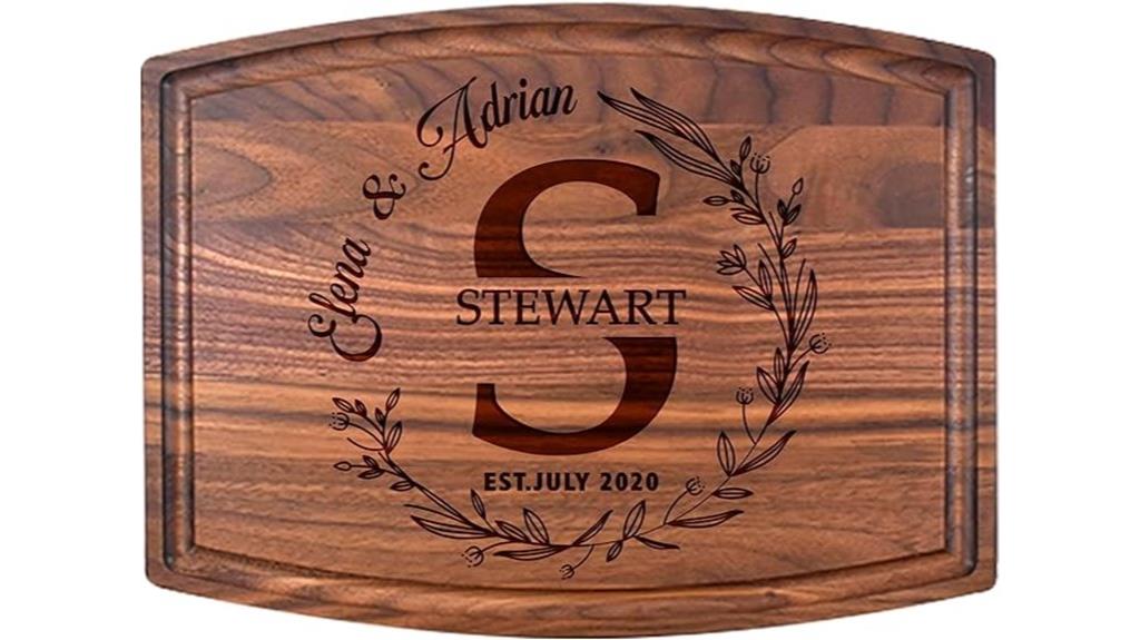 personalized couple cutting boards