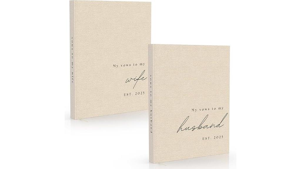 personalized linen hardcover notebooks