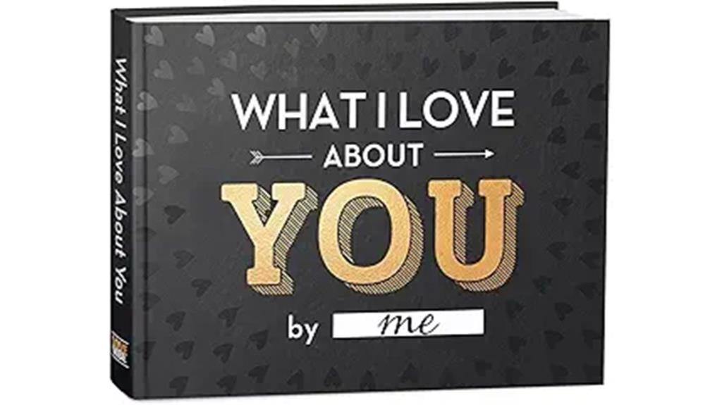 personalized love message journal