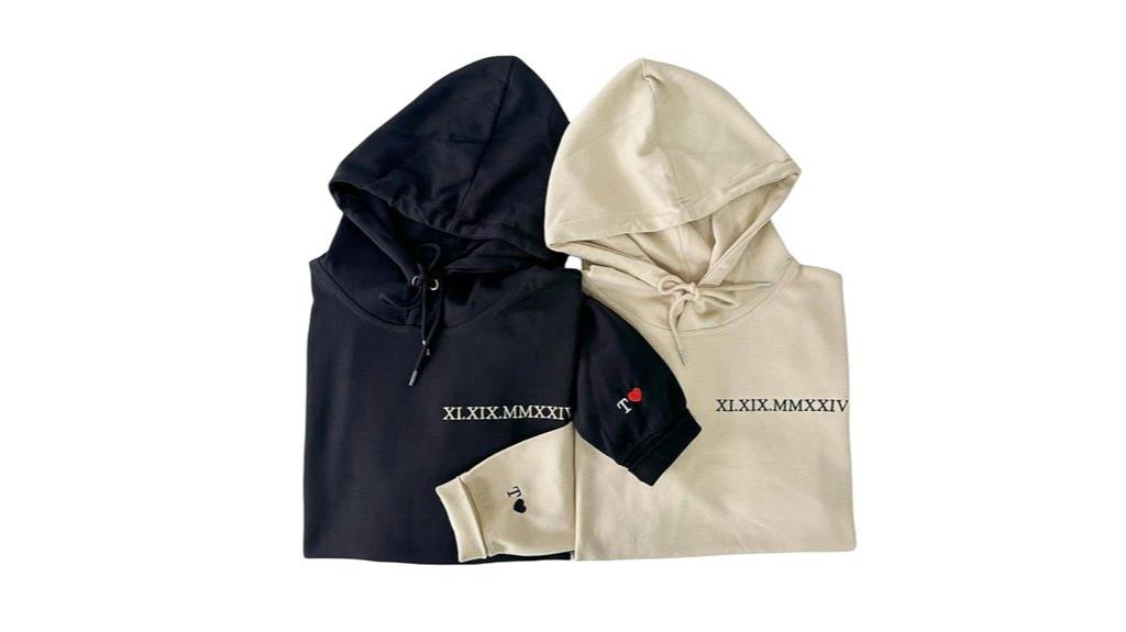 personalized numeric hoodie design