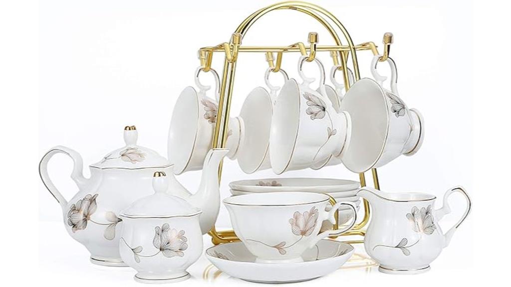 porcelain tea set