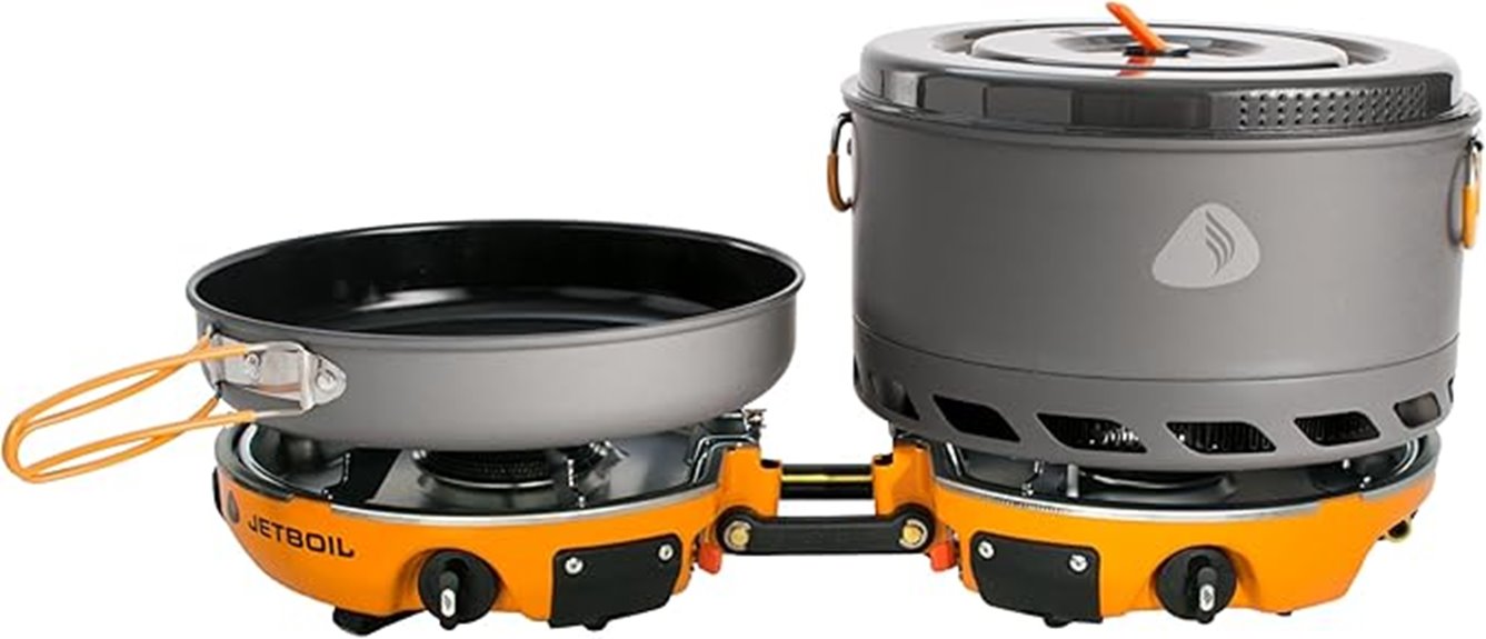 portable backpacking stove system