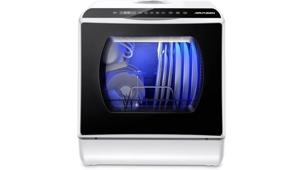 portable dishwasher with multiple cycles
