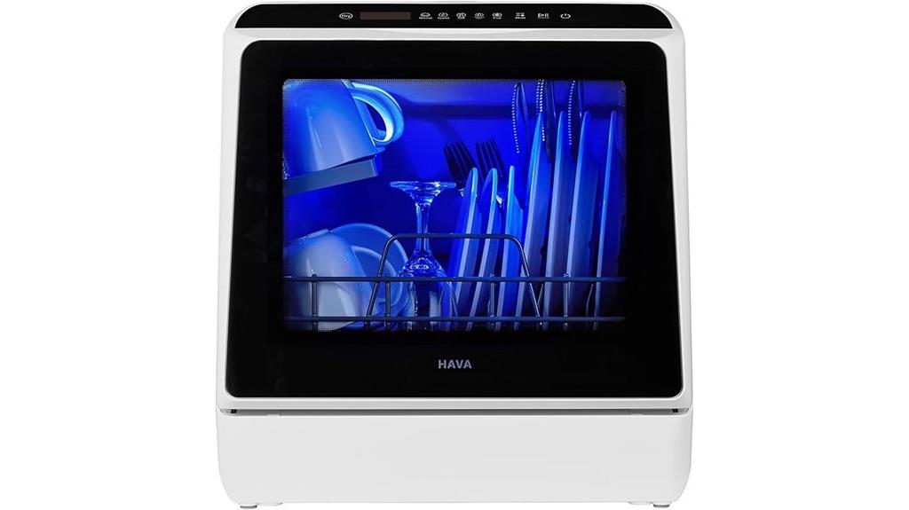 portable dishwasher with programs