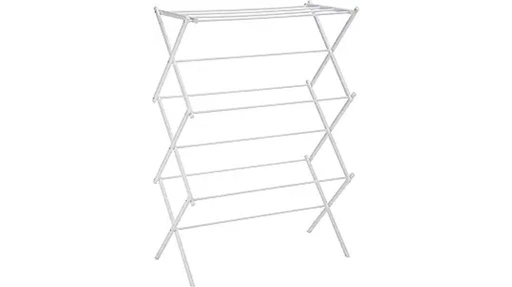 portable foldable laundry rack