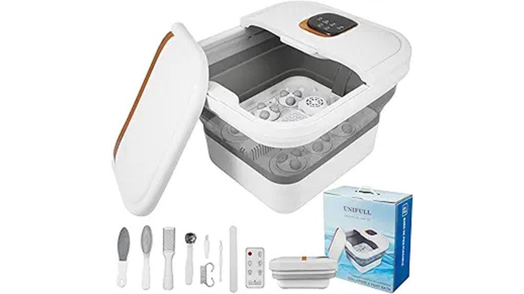 portable heated foot massager