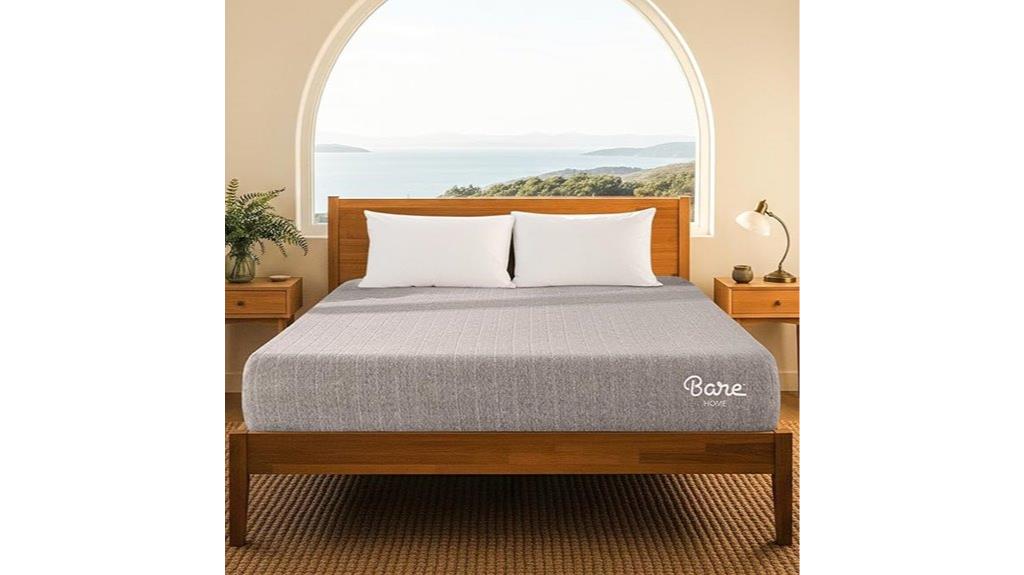 queen sized bare mattress