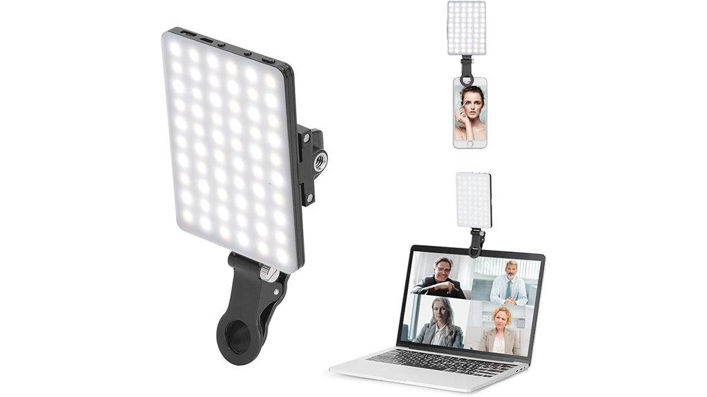 rechargeable conference clip light