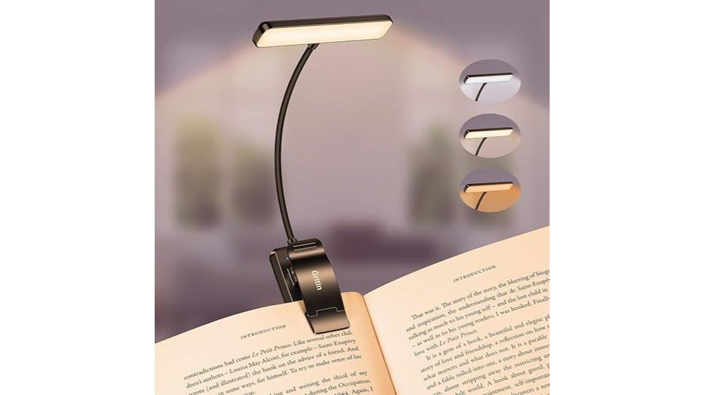 rechargeable led book light