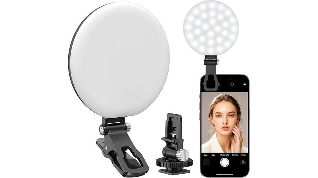 rechargeable led ring light