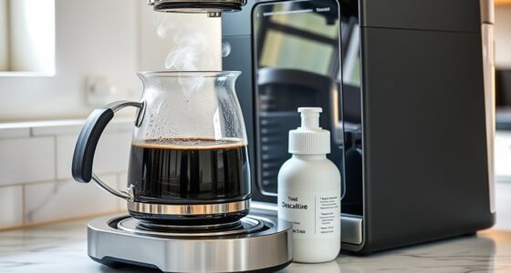 regular descaling keeps coffee flavorful