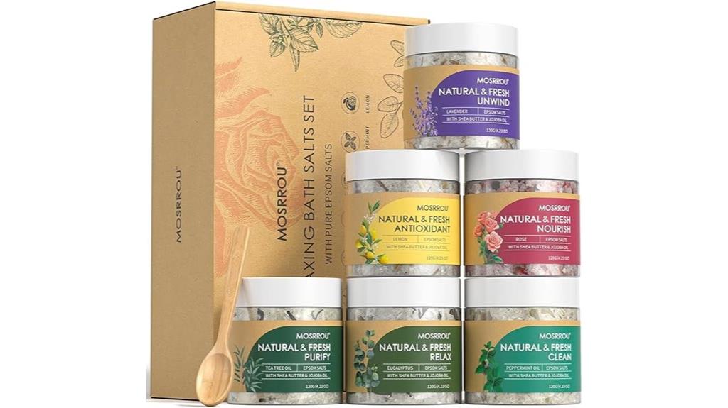 relaxing bath salt gift