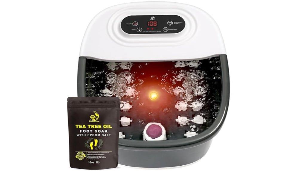 relaxing heated foot massager