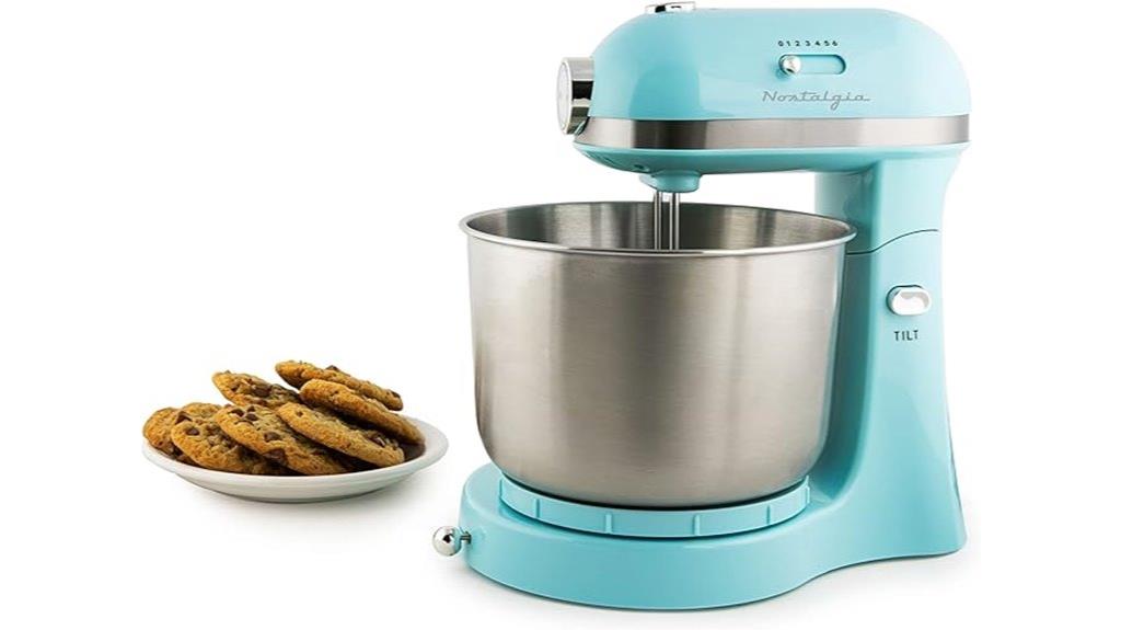 retro nostalgia 3 5 qt mixer