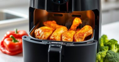 safe crispy air frying