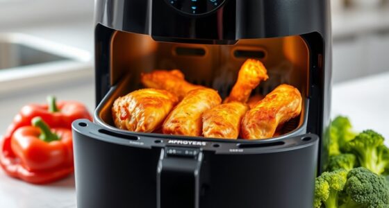 safe crispy air frying