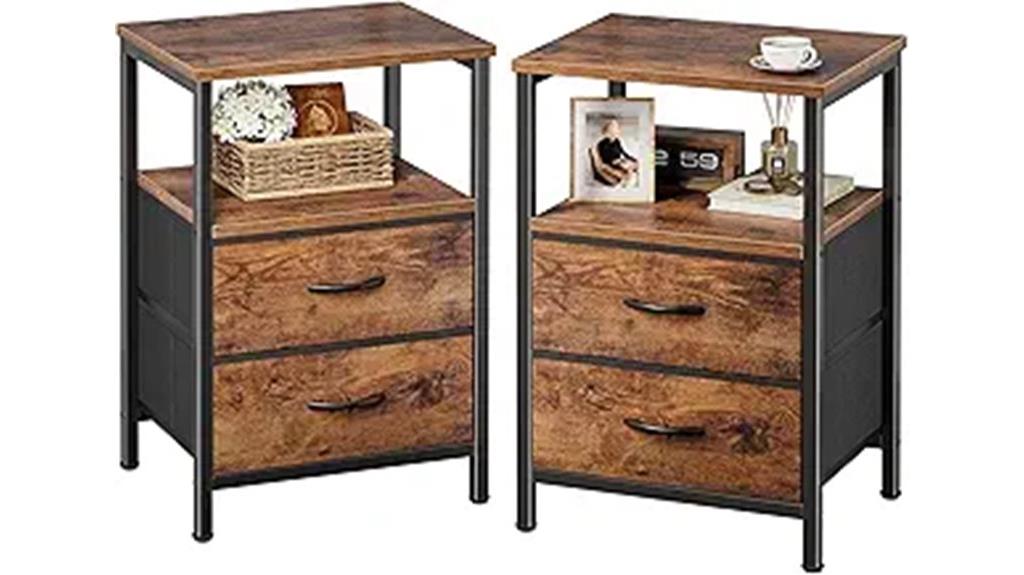 set of two nightstands