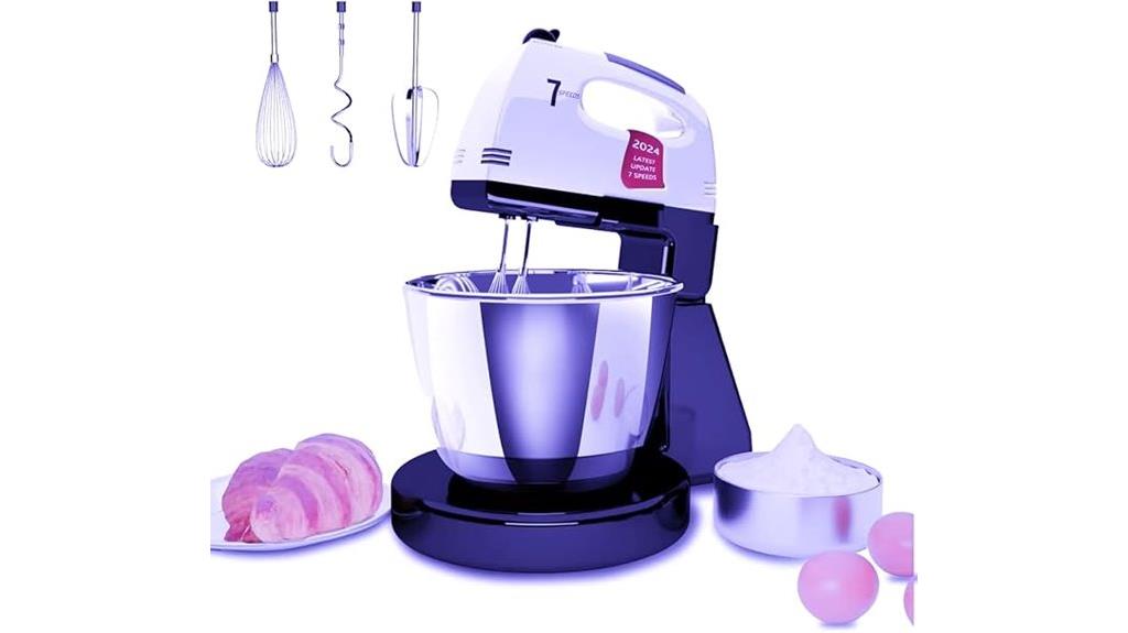 seven speed stainless bowl