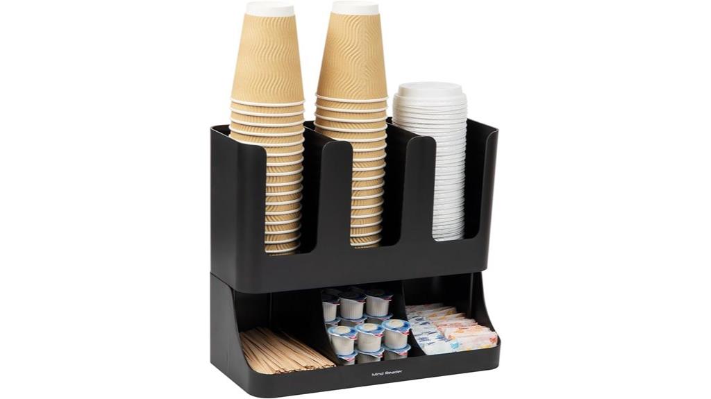 six compartment coffee organizer