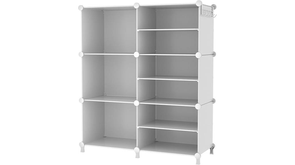 six cube closet shelves