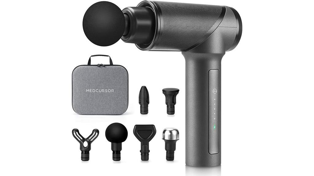 six head muscle massage gun