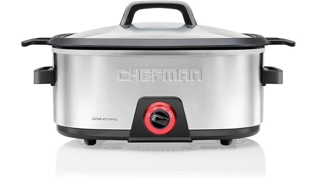 six quart removable insert