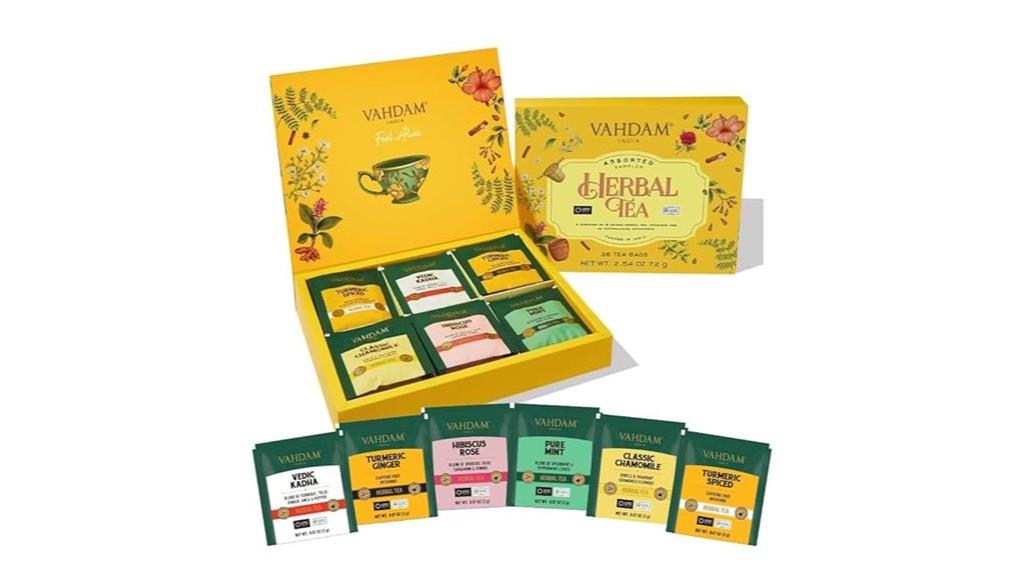 six variant herbal tea set
