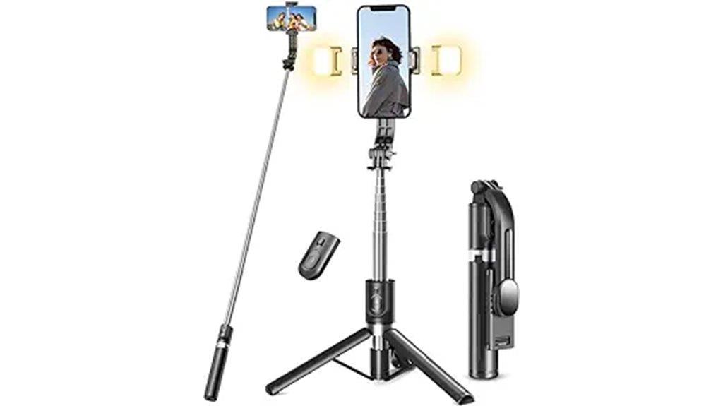 smartphone selfie stick tripod