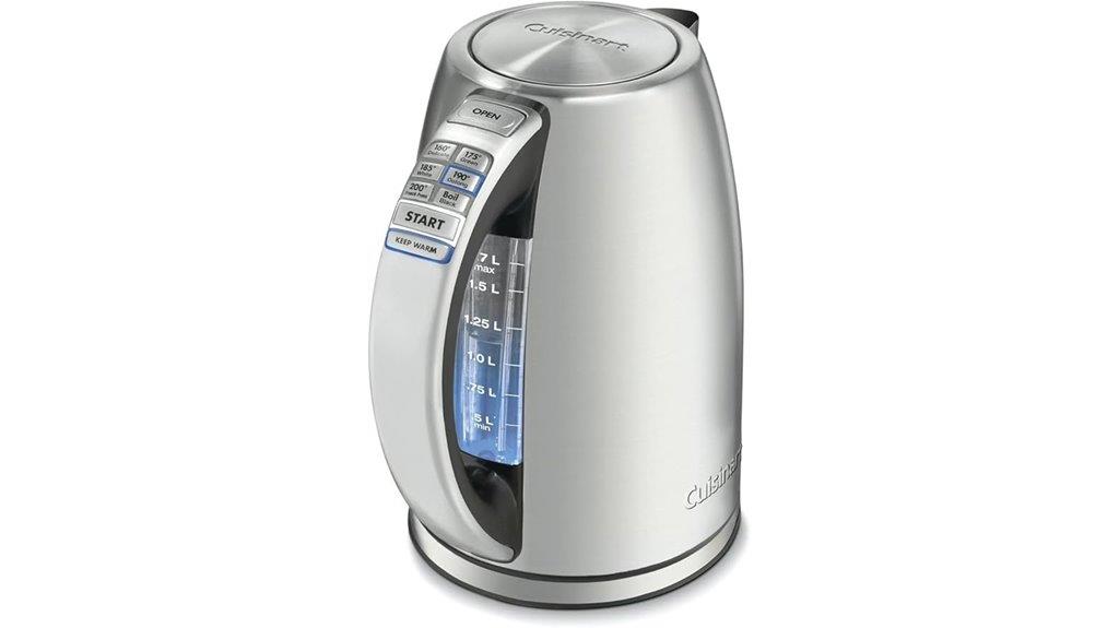 stainless steel cordless kettle