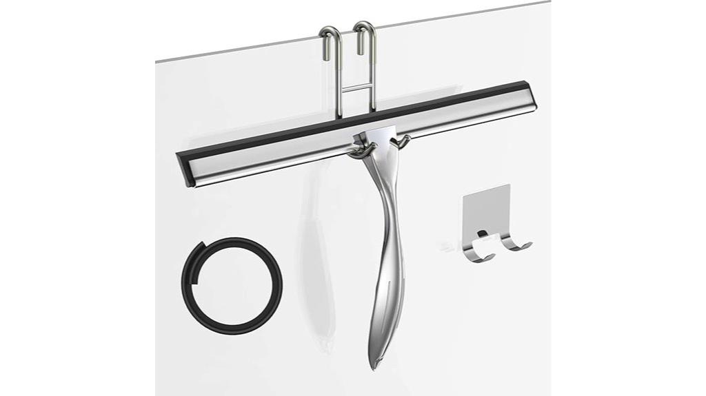 stainless steel shower squeegee