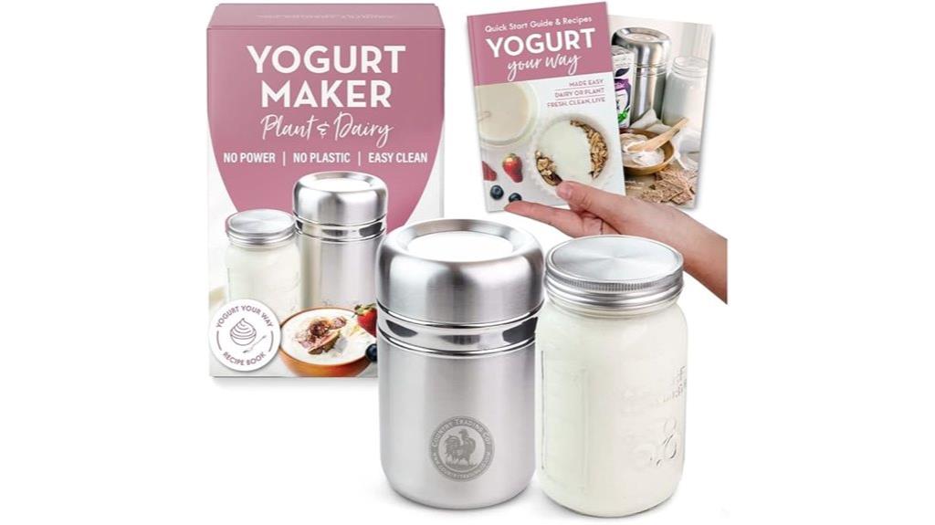 stainless steel yogurt maker