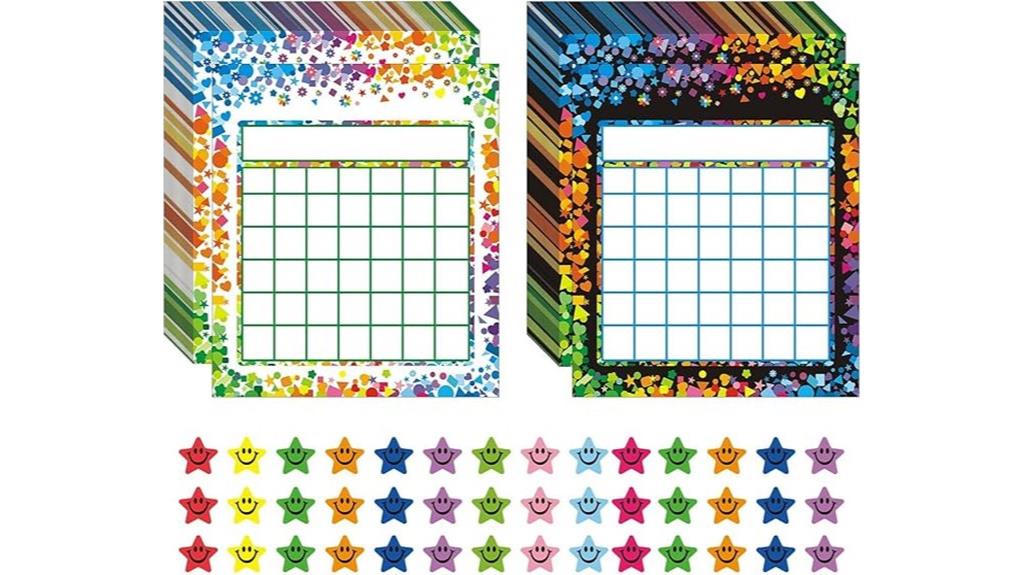 star sticker reward chart