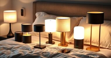 stylish bedside lamps with usb