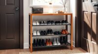 stylish entryway shoe storage