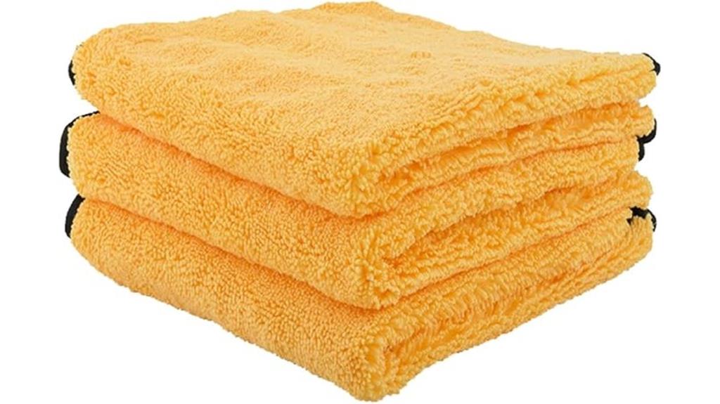 three pack microfiber towels