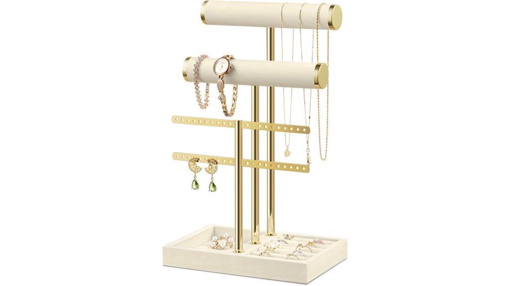three tier jewelry display