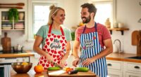 top couples cooking aprons