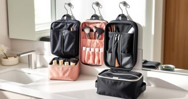 top hanging travel toiletry bags