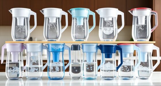 top water filter pitchers