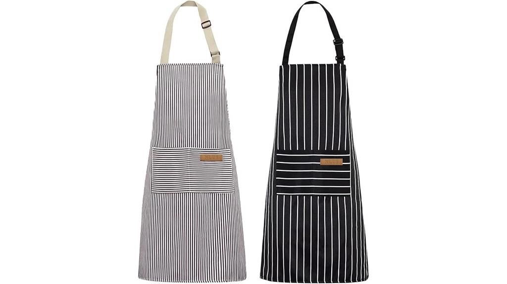 two aprons for cooking