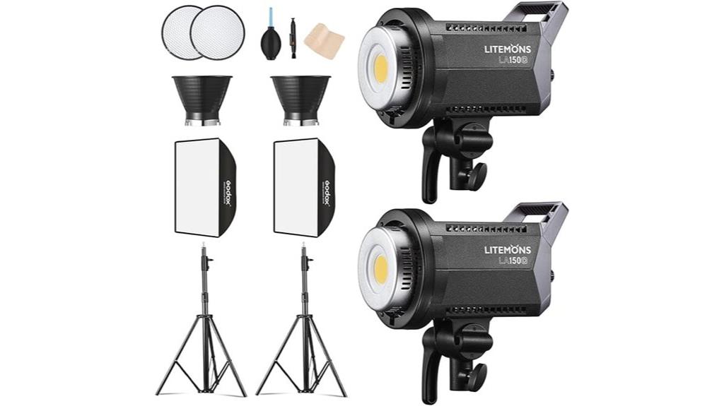 two pack video lighting