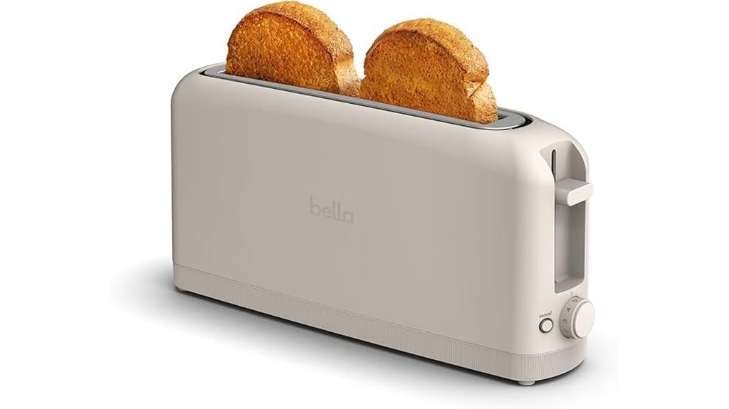 two slice slim toaster
