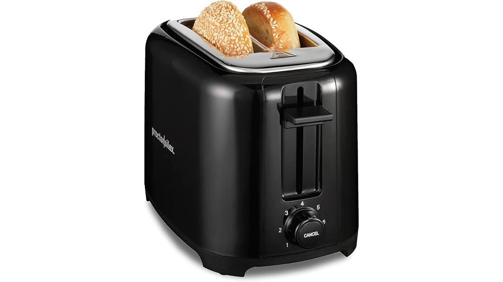 two slice toaster model