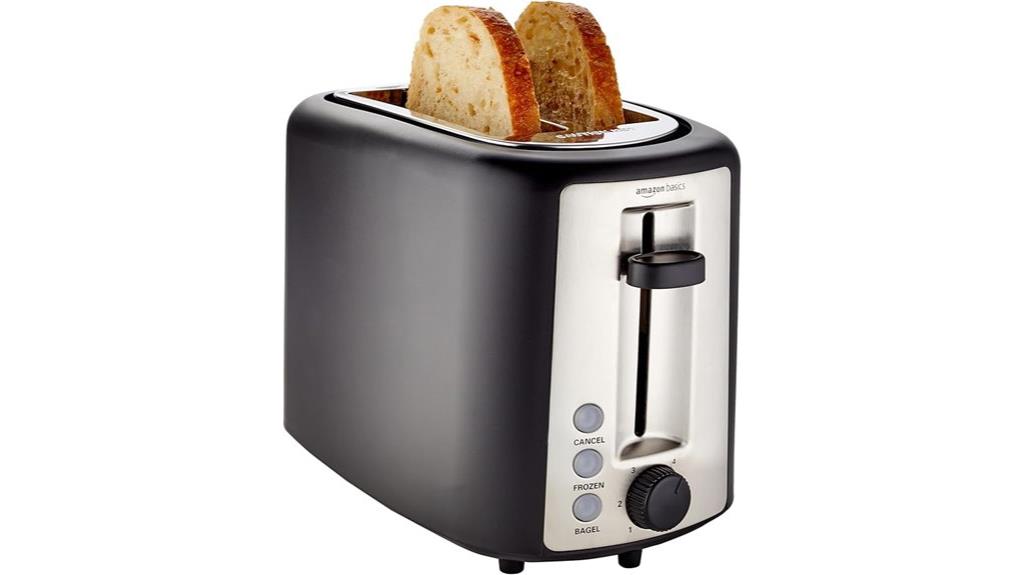 two slice wide slot toaster