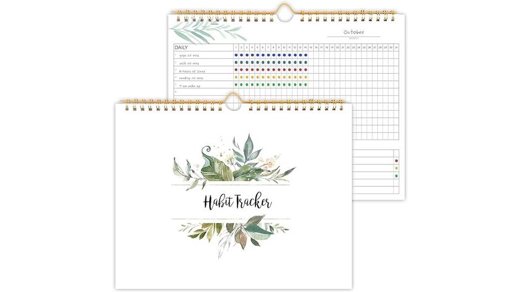 undated habit tracker planner