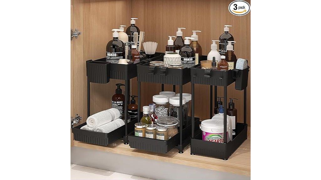 under sink sliding drawer organizers