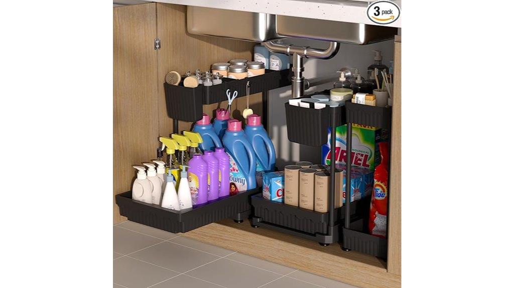 under sink storage organizers