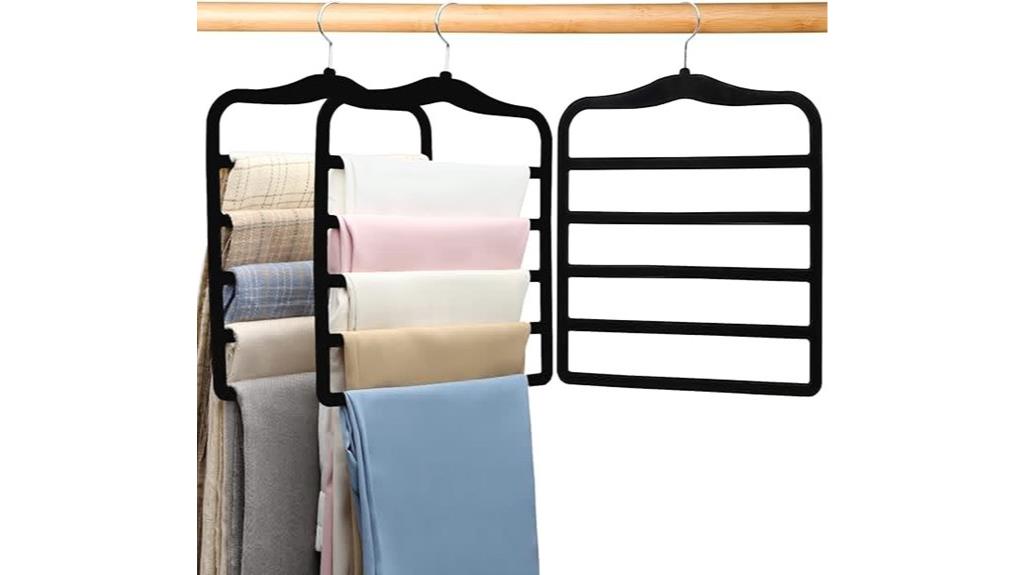 velvet closet hanger set