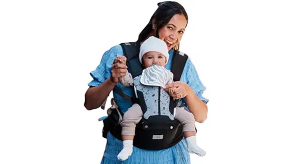 versatile 6 in 1 baby carrier